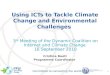Using ICTs to Tackle Climate Change and Environmental Challenges