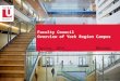 Faculty Council Overview of York Region Campus