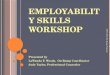 Employability skills workshop