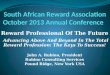 South African Reward  Association October 2013  Annual Conference