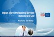 Ingram Micro | Professional Services Welcome to IM  Link