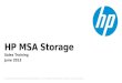 HP  MSA Storage