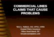 COMMERCIAL  LINES C LAIMS THAT CAUSE PROBLEMS