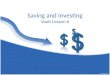Saving  and  Investing