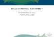 ISCA GENERAL ASSEMBLY