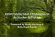 Environmental Problems II- Attitudes & Values