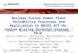 Nuclear Fusion Power Plant Reliability Processes and Application to ARIES ACT He-cooled W-alloy  Divertor Concept – Pt 2
