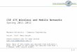 CSE 475  Wireless and  Mobile Networks Spring 2011-2012