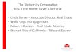The University Corporation First Time Home Buyer’s Seminar