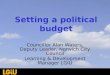 Setting a political budget