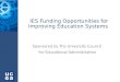 IES Funding Opportunities for Improving Education Systems