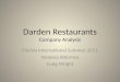 Darden Restaurants Company Analysis