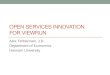 Open Services Innovation  for  ViewRun