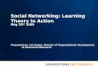Social Networking: Learning Theory in Action