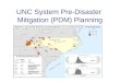 UNC System Pre-Disaster  Mitigation (PDM) Planning