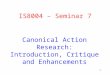 Canonical Action Research: Introduction, Critique and Enhancements
