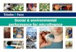 Social & environmental performance for microfinance