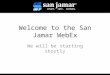 Welcome to the San Jamar WebEx