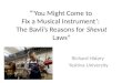 “‘You Might Come to  Fix  a Musical Instrument’:  The  Bavli’s  Reasons for  Shevut Laws”