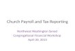 Church Payroll and Tax Reporting