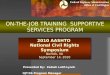 2010 AASHTO  National Civil Rights Symposium Norfolk, VA September 14, 2010