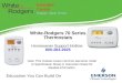 White-Rodgers 70 Series Thermostats Homeowner Support Hotline:  800-284-2925