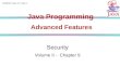 Java  Programming Advanced Features