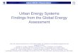 Urban Energy Systems Findings from the Global Energy Assessment