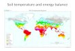 Soil temperature  and energy balance