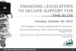 Engaging Legislators to Secure Support for the SLDS