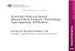Australian National Speed Measurement Program: Technology, Type Approval, Verification Eur Ing Dr Richard Brittain LLB