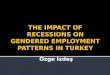 THE IMPACT OF RECESSIONS ON GENDERED EMPLOYMENT PATTERNS IN TURKEY