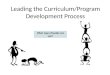 Leading the Curriculum/Program Development Process