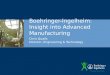 Boehringer-Ingelheim:  Insight into Advanced Manufacturing