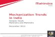 Mechanization Trends in India