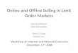 Online and Offline Selling in Limit Order Markets