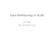 Data Partitioning in VLDB