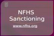 NFHS  Sanctioning