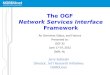 The OGF  Network Services Interface Framework