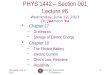 PHYS  1442  – Section  001 Lecture  #6