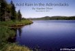 Acid Rain in the Adirondacks  By: Kaydee Oliver  December 8, 2011