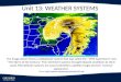 Unit 13:  Weather Systems