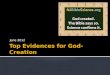 Top Evidences for God-Creation