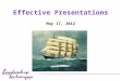 Effective  Presentations