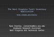 The West Virginia Trail Inventory Application