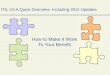 ITIL V3 A Quick Overview- Including 2011 Updates
