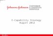 E-Capability Strategy  August 2012