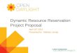 Dynamic Resource Reservation  Project Proposal