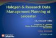 Halogen & Research Data Management Planning at Leicester