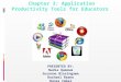 Chapter 3: Application Productivity Tools for Educators